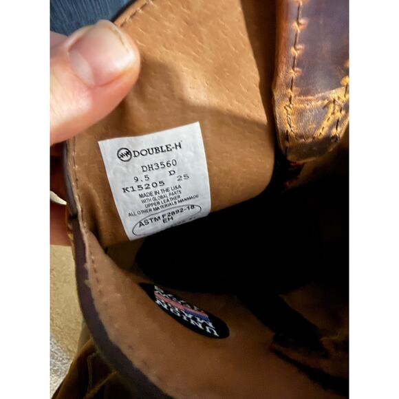 Double H Boots DH3560 Men's 9.5D - Picture 4 of 4
